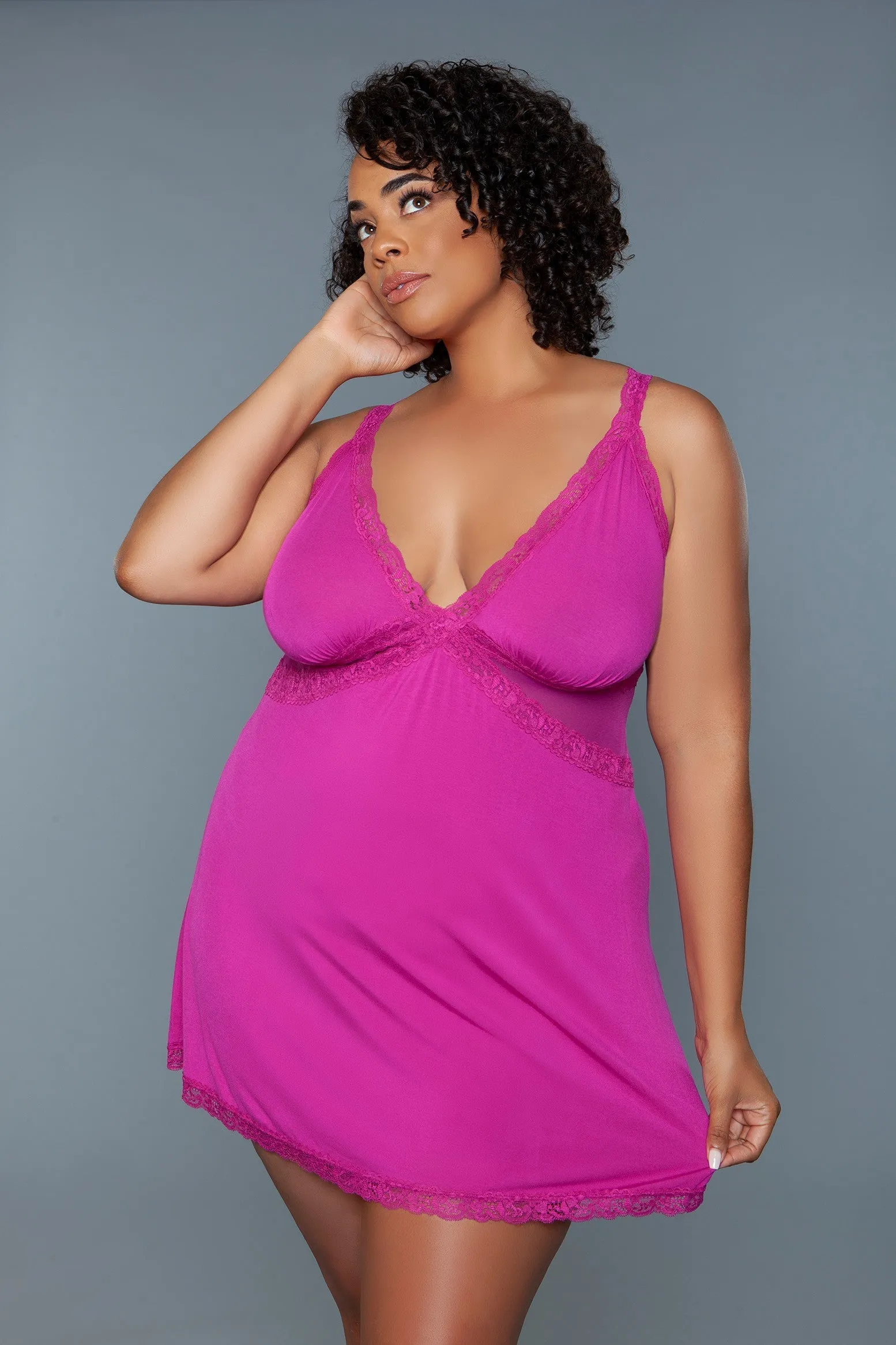Alexi Rayon Knit Sleepwear Slip