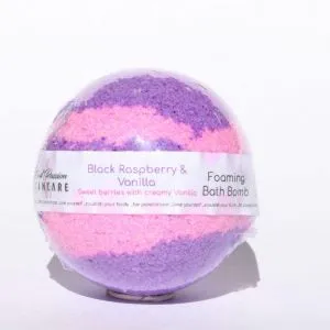 Bath Bomb Raspberry and Vanilla