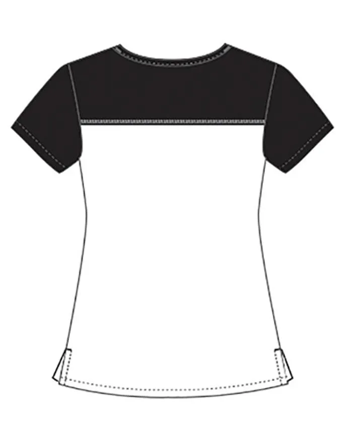 Cherokee Licensed Women's V-Neck Top in To Be Jack