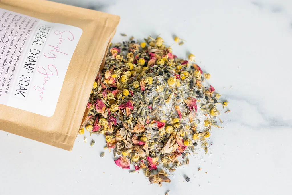 Herbal Cramp Soak ll Organic Herbs ll Herbal Bath