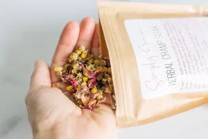 Herbal Cramp Soak ll Organic Herbs ll Herbal Bath