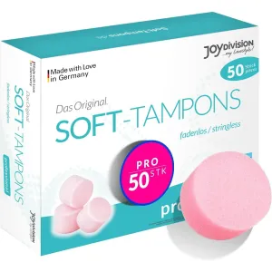 JOY DIVISION Soft Tampon Menstrual Sponges - Professional (50 Pack)