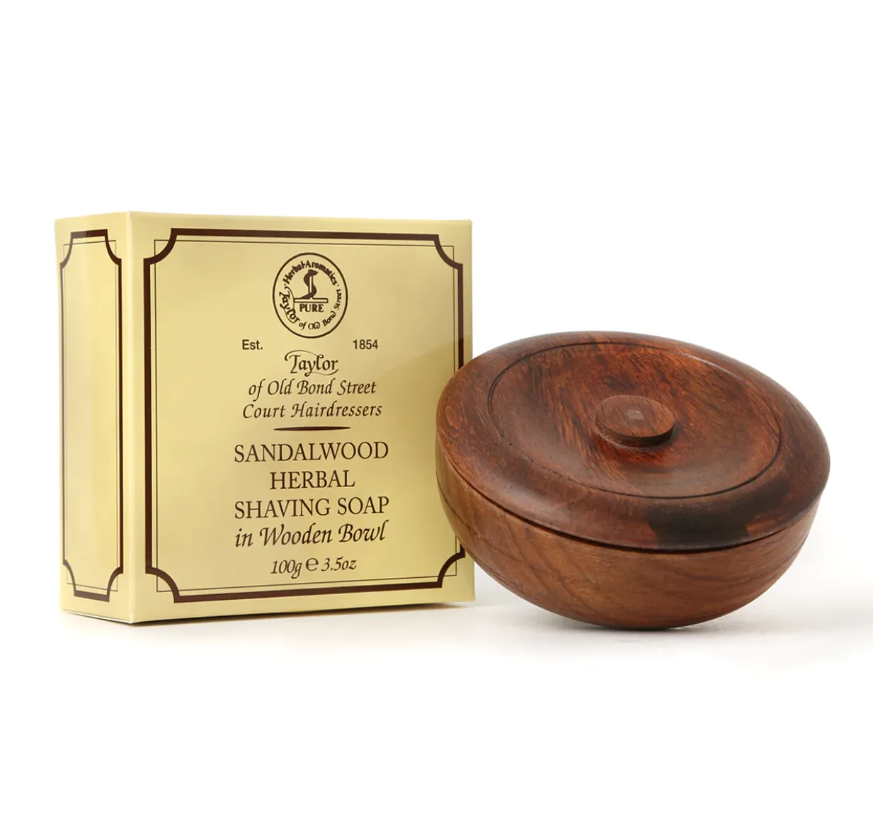 TAYLOR OF OLD BOND STREET | Sandalwood Shaving Soap in Wooden Bowl